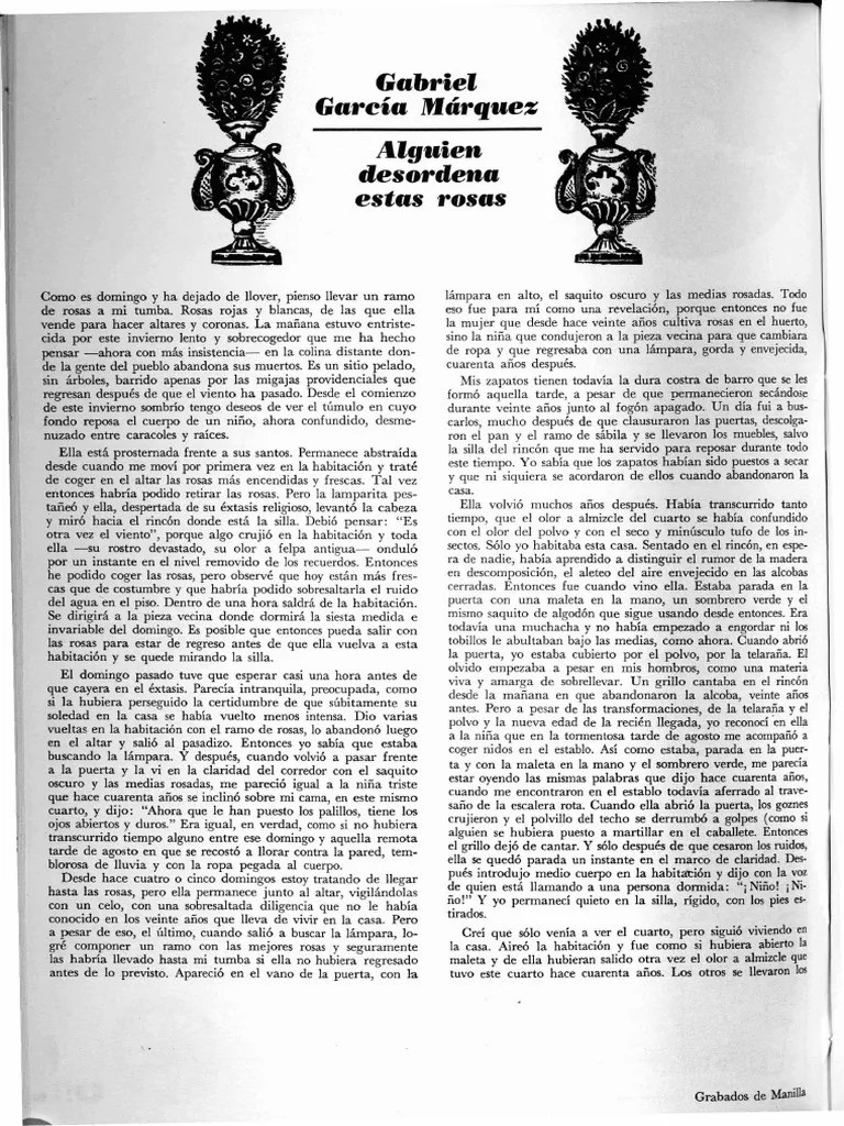 Alguien Desordena Estas Rosas PDF