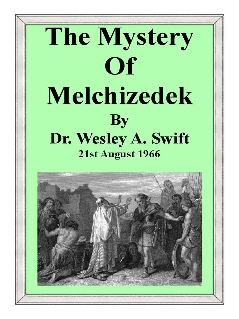 The Mystery of Melchizedek PDF Abraham Glory (Religion)