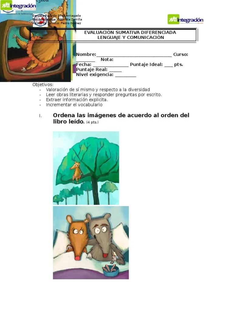 182020037 Tincuda La Comadreja Trompuda Docx Ocio