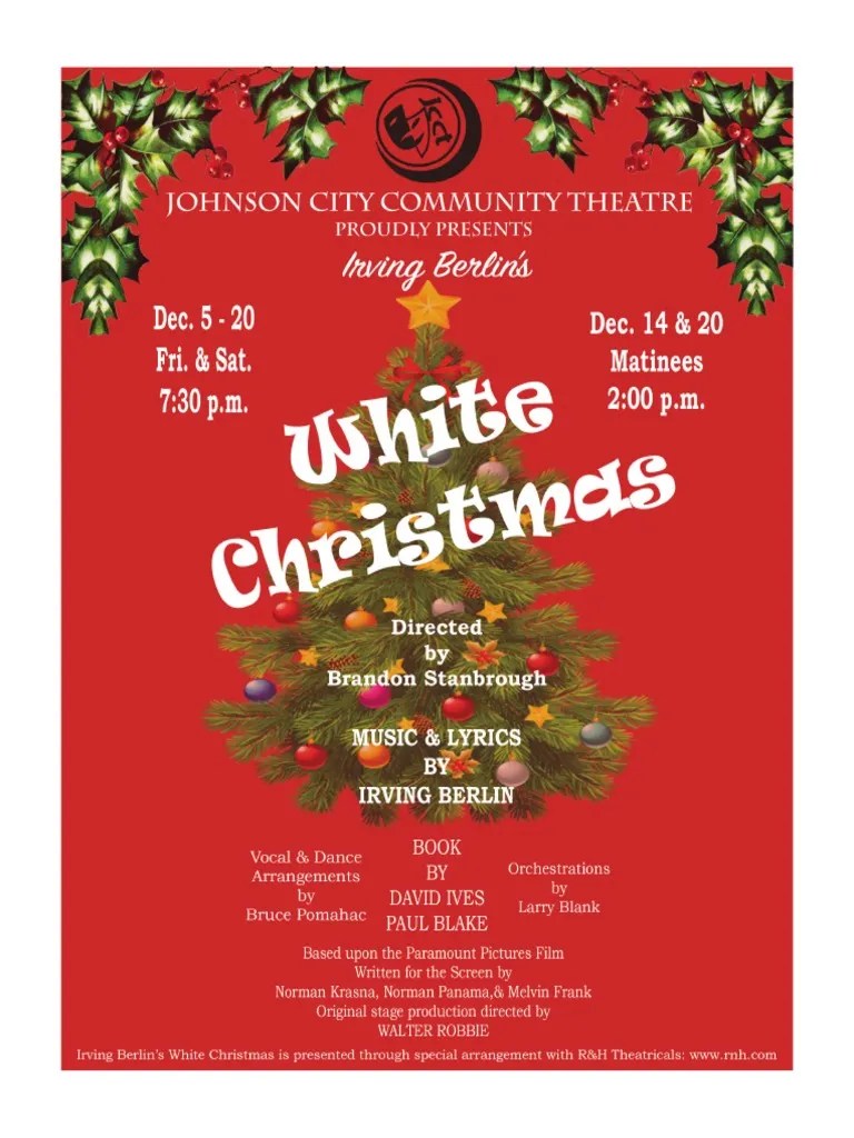 jcctprogramwc Ticket (Admission) Theatre