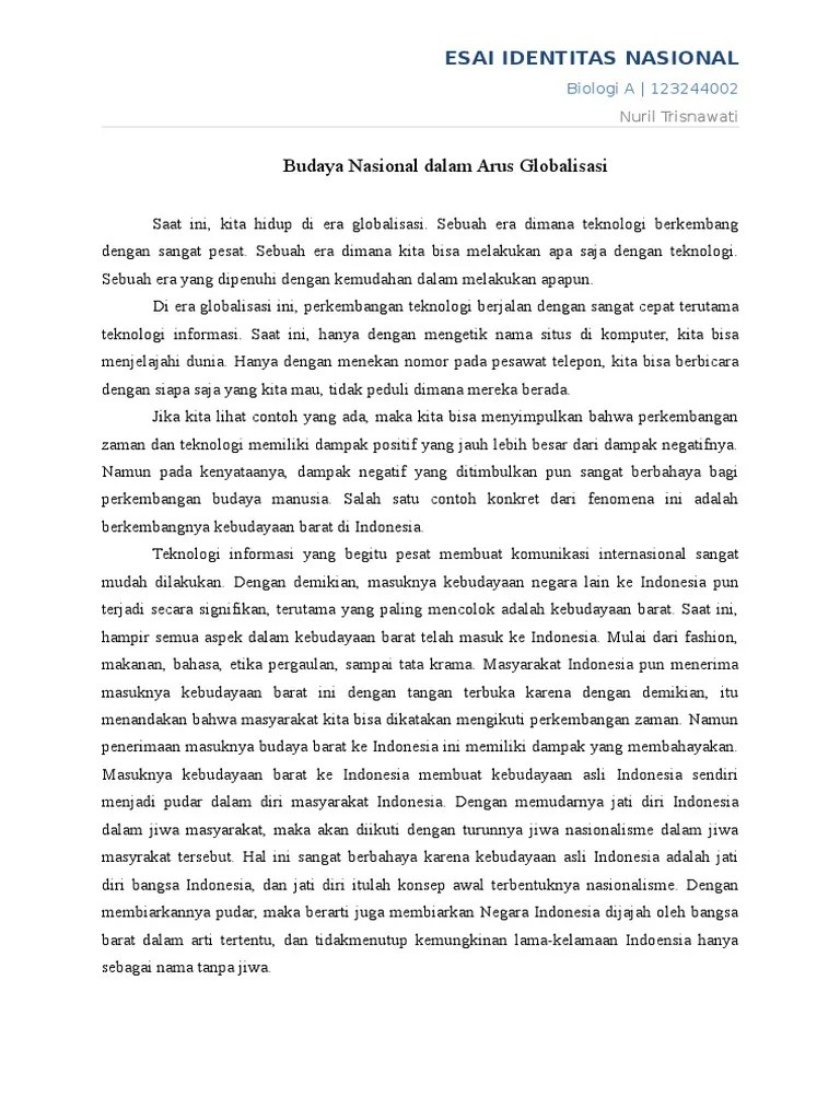 Essay Tentang Globalisasi – Tulisan