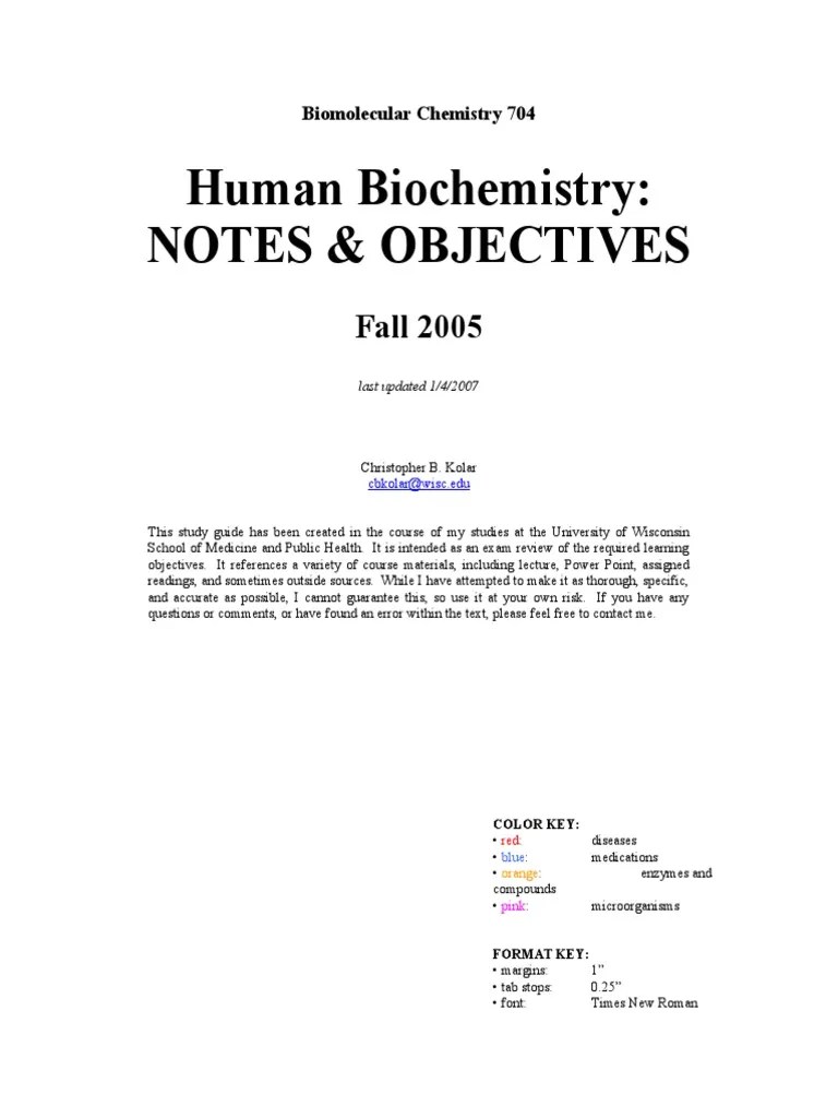 Human Biochemistry Directionality (Molecular Biology