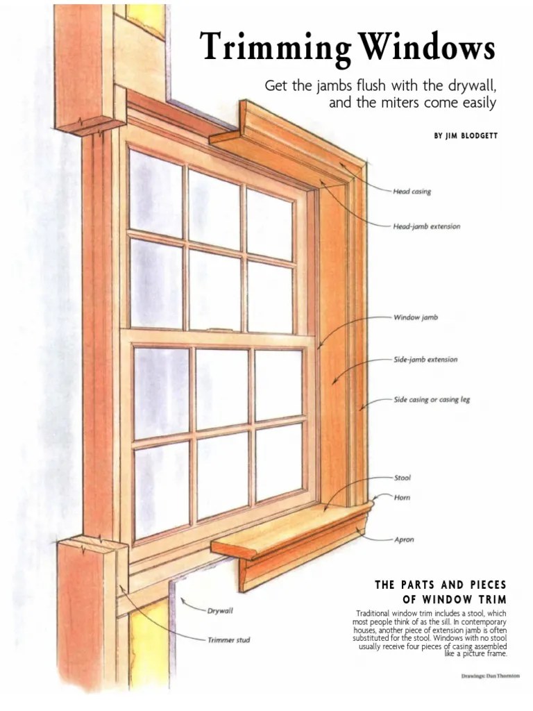 The Art of Window Trim A StepbyStep Guide to Achieving Flush Jambs