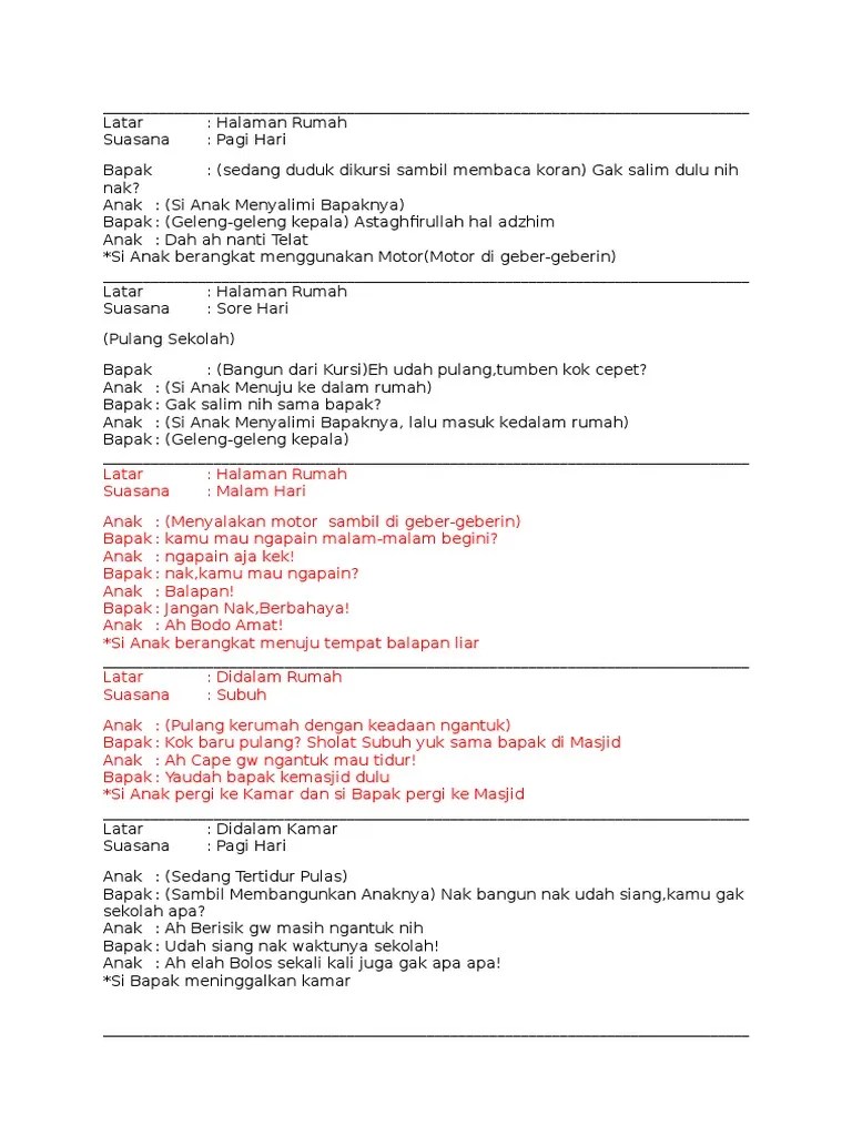 Naskah Film Pendek | PDF