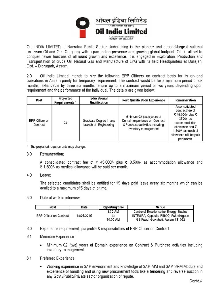 Post Projected Requirements Educational Qualification Post