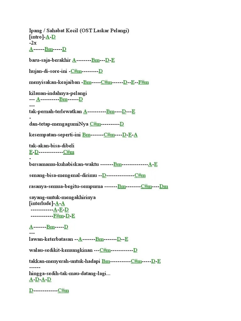 Lirik Dan Kunci Gitar | PDF | Hiburan (Umum) | Rekreasi