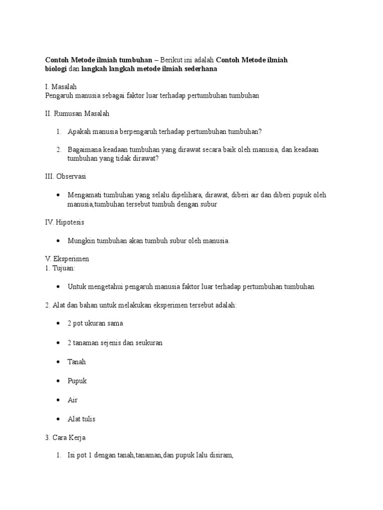Semoga sehat selalu ya, jangan lupa untuk selalu menggunakan masker, menjaga jarak dan tentunya mencuci tangan untuk menghindari penularan virus covid 19.oiya pada kesempatan yang baik ini kakak ingin membagikan kepada adik adik mengenai materi yang sudah disusun yaitu materi tentang metode ilmiah dari mata. Contoh Metode Ilmiah Tumbuhan