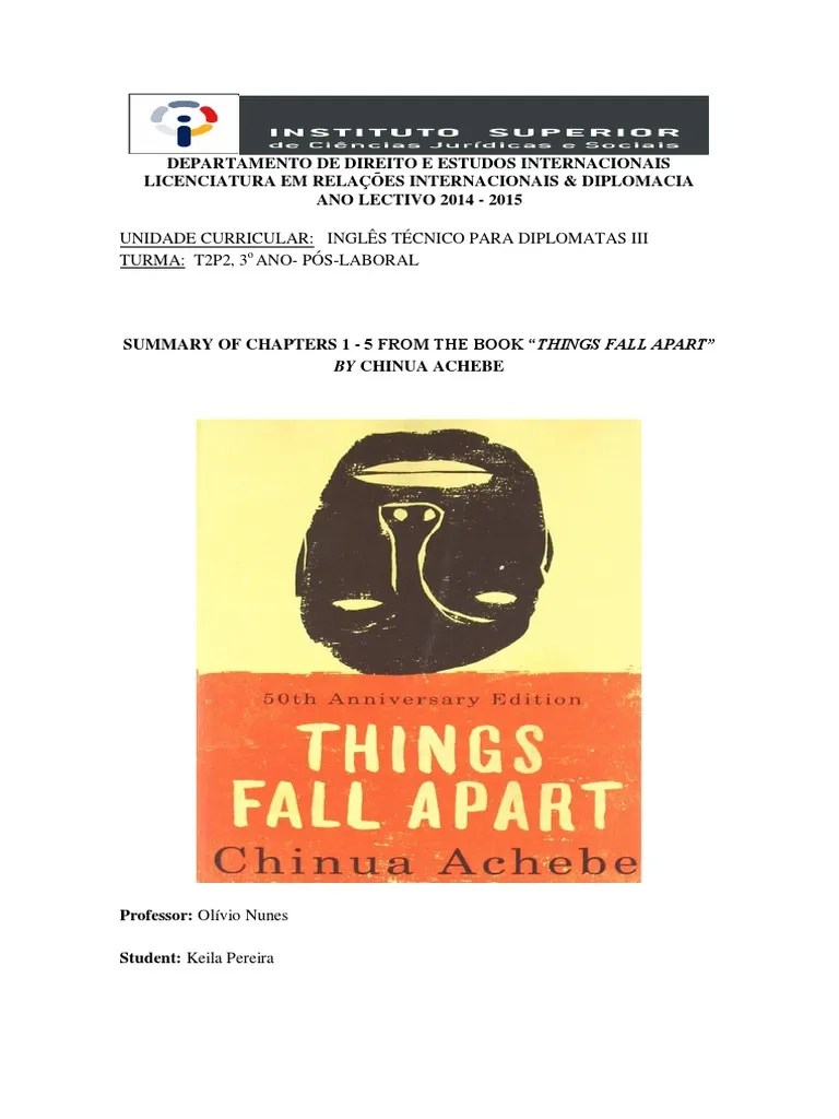 Summary Things Fall Apart (chapter 15) Classic