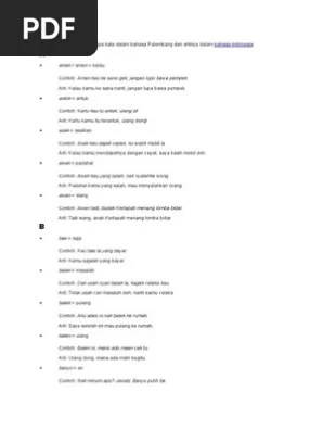 Mengenal Kamus Bahasa Palembang Lengkap Halaman 1 google translate bahasa indonesia ke bahasa palembang