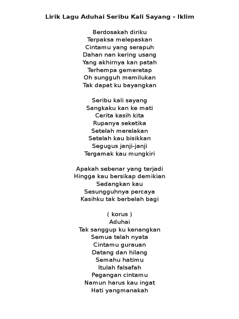 Patah Hati Lirik Melayu