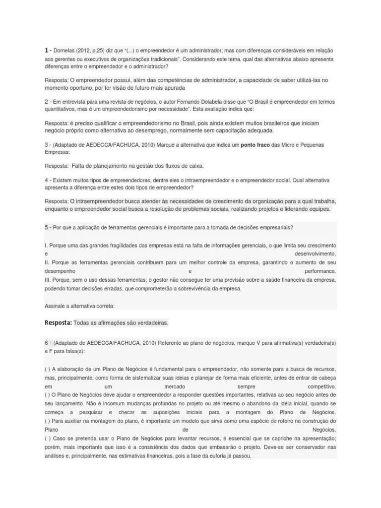 Oficina de Empreendedorismo Anhanguera Plano de NegÃ³cios