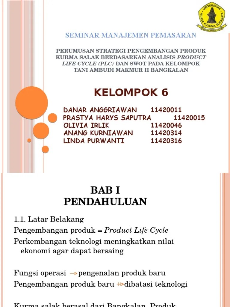 Seminar Manajemen Pemasaran