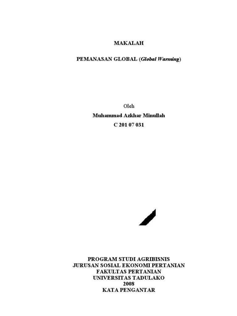 Makalah Global Warming | PDF