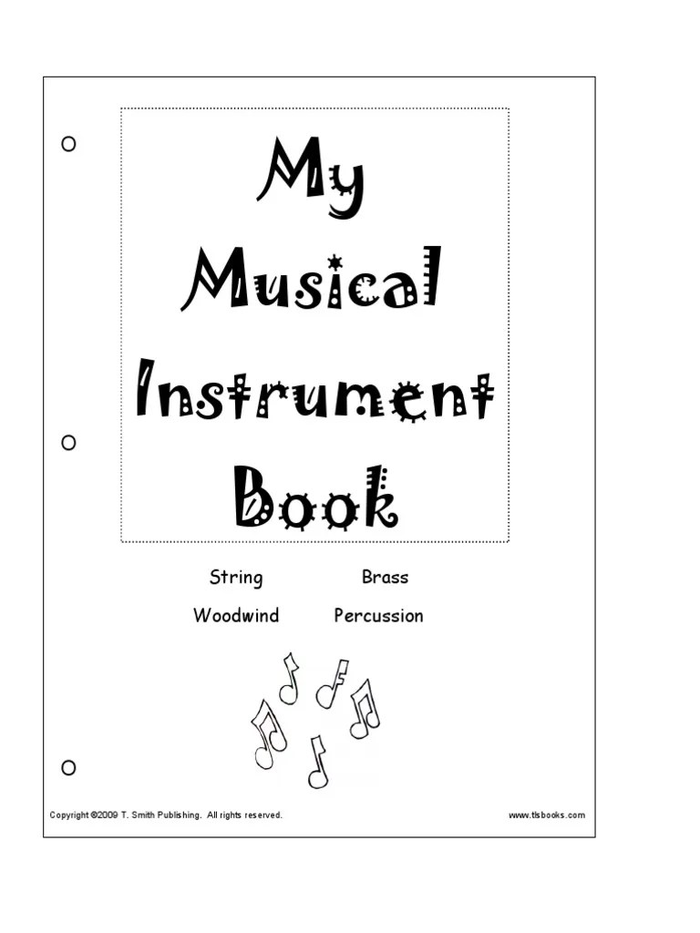 My Musical Instrument Book PDF Musical Instruments Woodwind