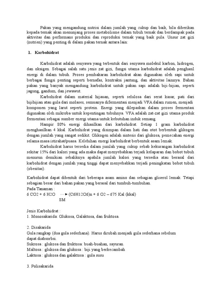 Tugas Dasar Ilmu Nutrisi Dan Pakan Hewan