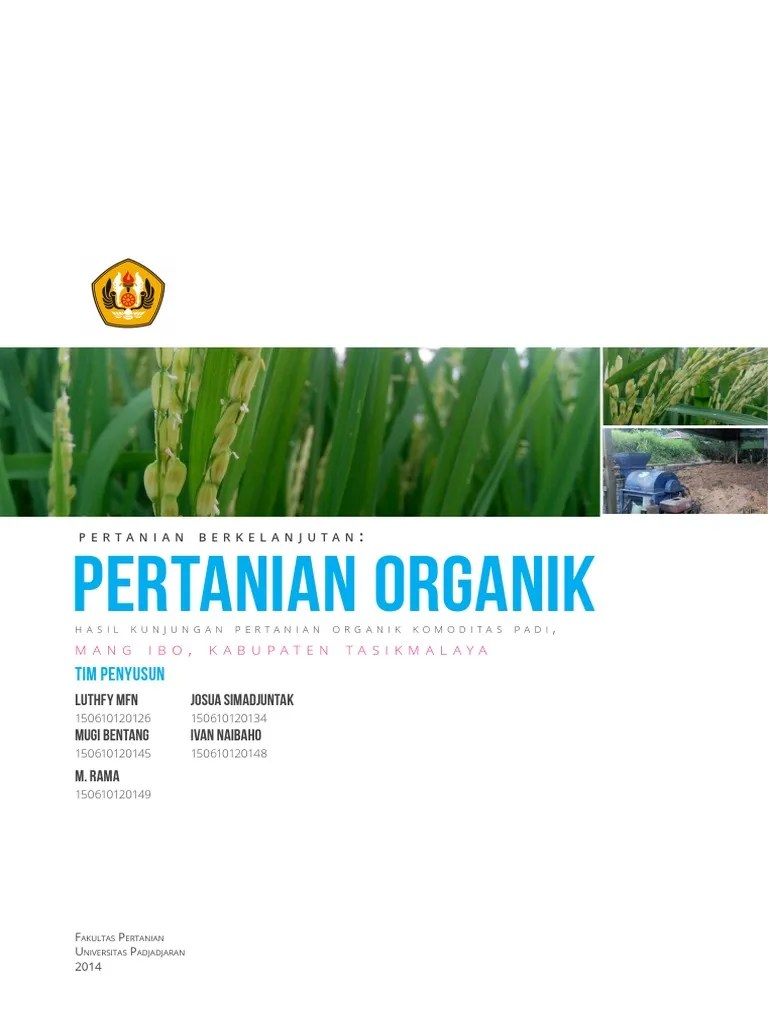 Pertanian Berkelanjutan Pertanian Organik