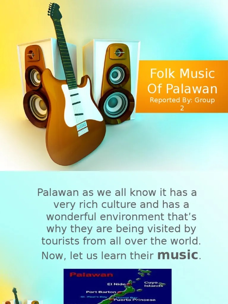 Folk Music of Palawan Musical Instruments Entertainment (General)