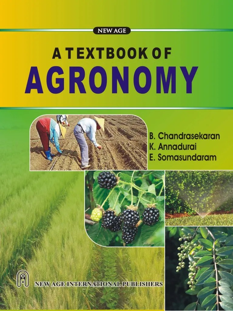 A Textbook of Agronomy Evapotranspiration Agriculture