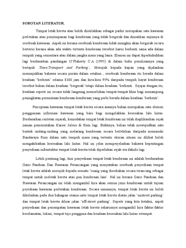 Contoh Sorotan Literatur