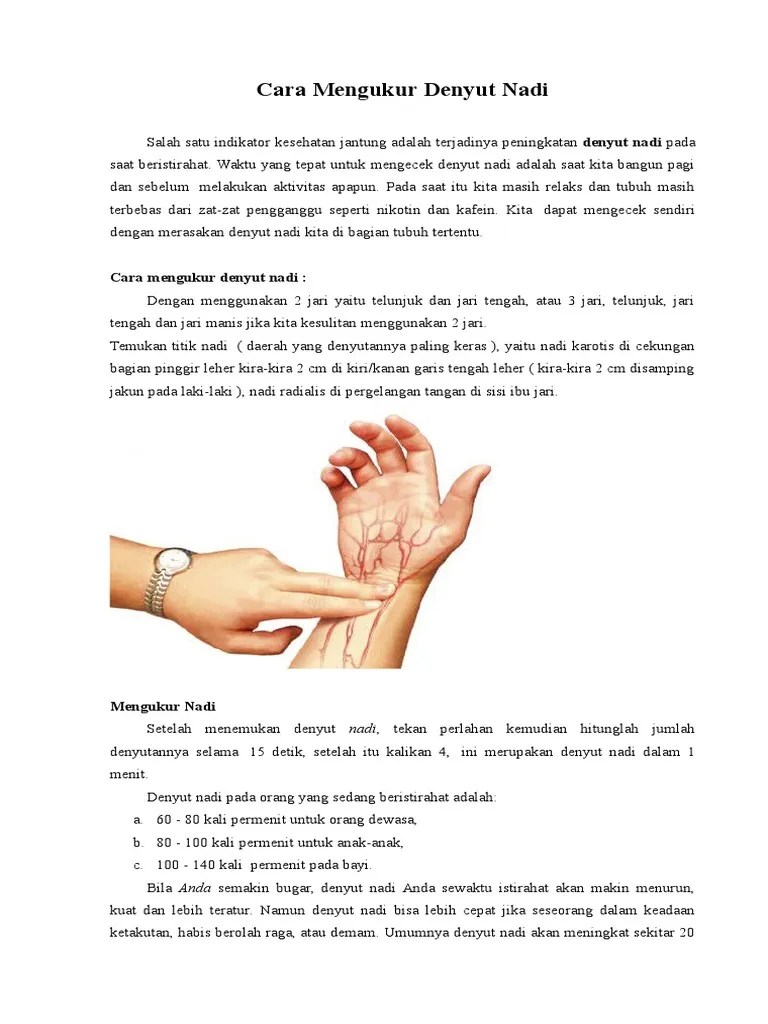 Menghitung Denyut Nadi | PDF
