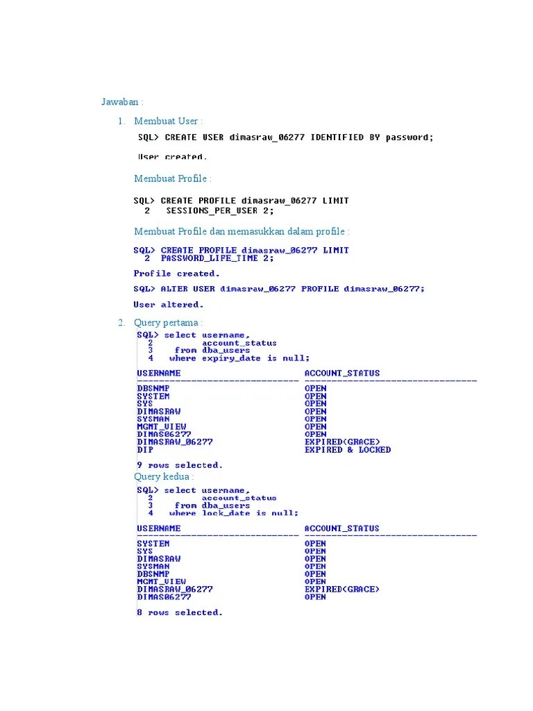 Soal Praktikum Basis Data Modul 1 Informatika | PDF