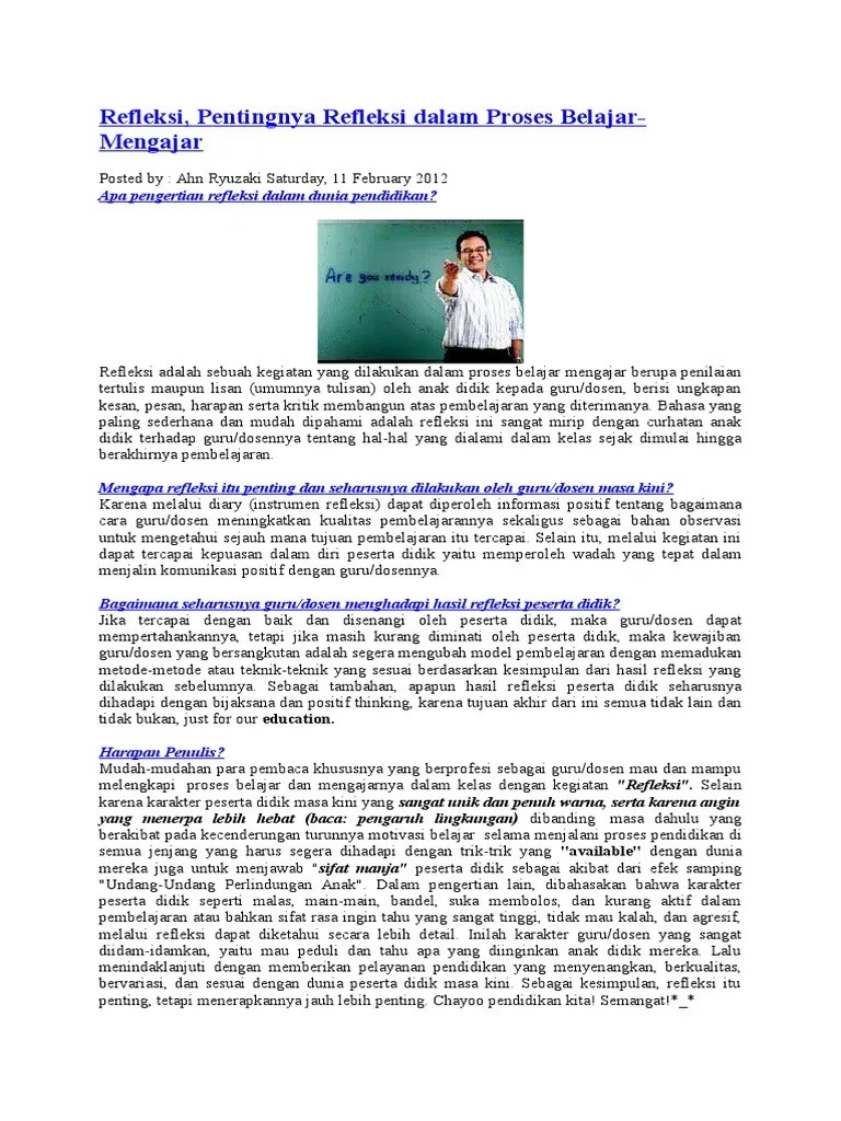 Refleksi | PDF