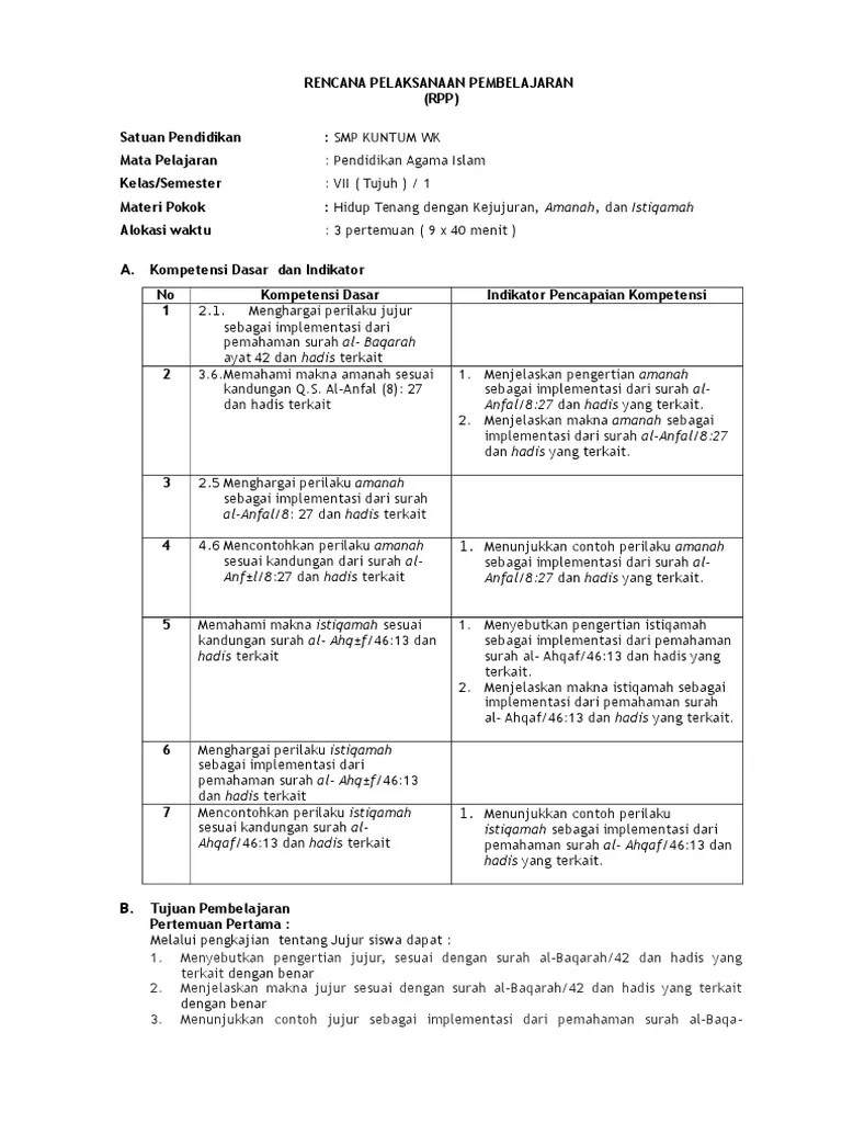 Contoh Soal Dan Jawaban Pai Tentang Perilaku