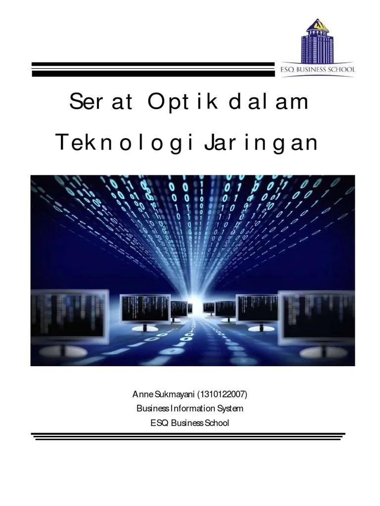 Makalah Fiber Optik Anne Sukmayani PDF