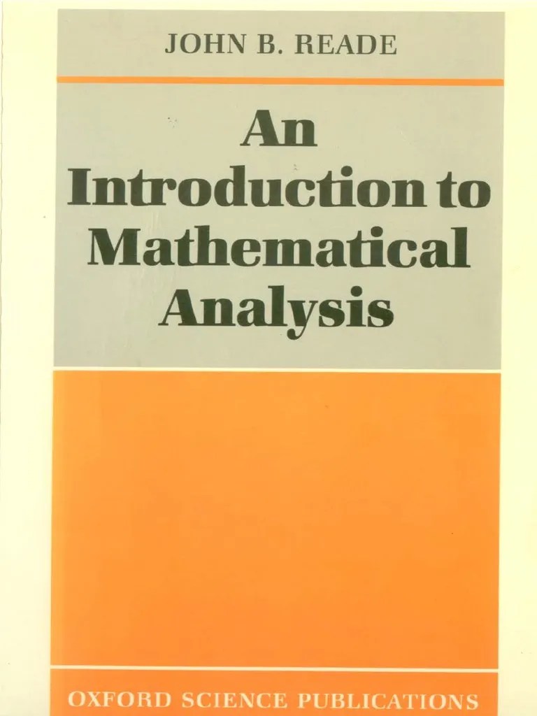 Introduction To Mathematical Analysis PDF
