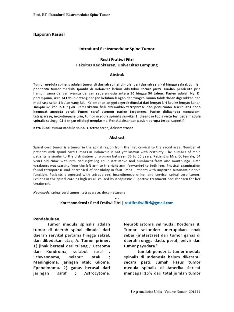 Jurnal Tumor Medula Spinalis