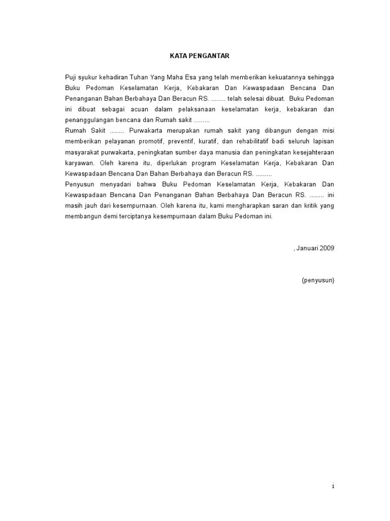 Kata Pengantar Buku Pedoman | PDF