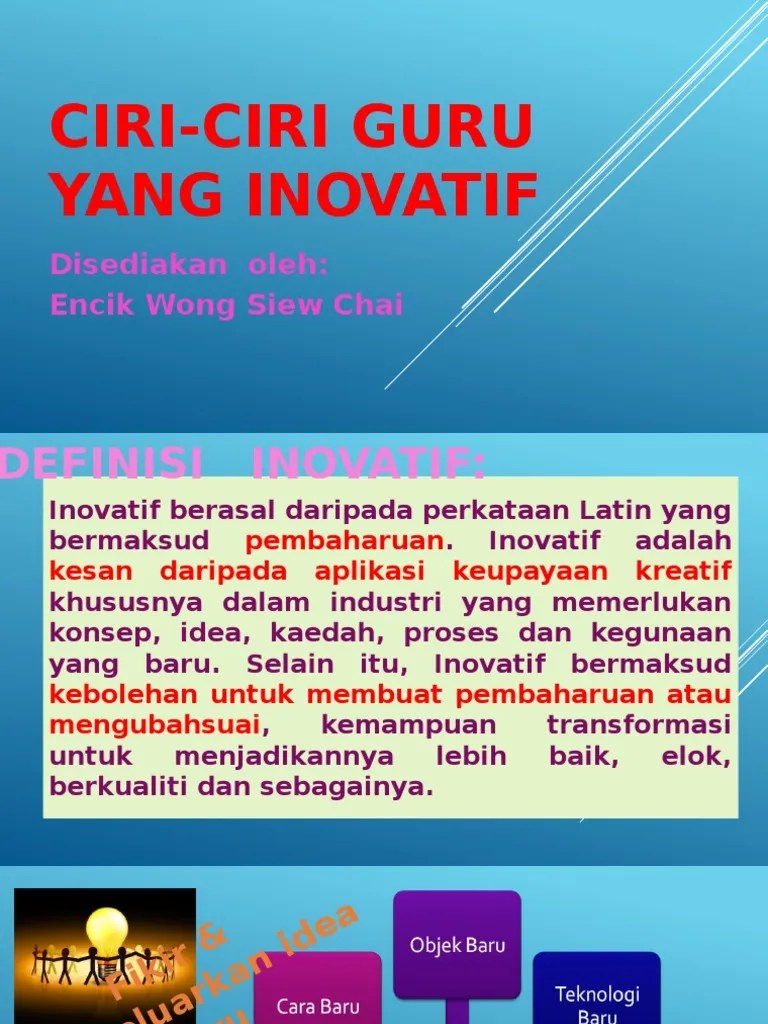 CiriCiri Guru Yang Inovatif PDF