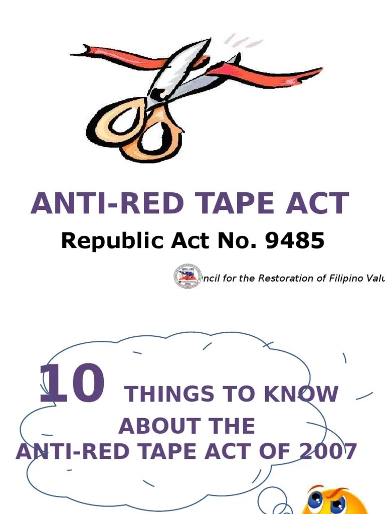 AntiRed Tape Act.pptx License Government