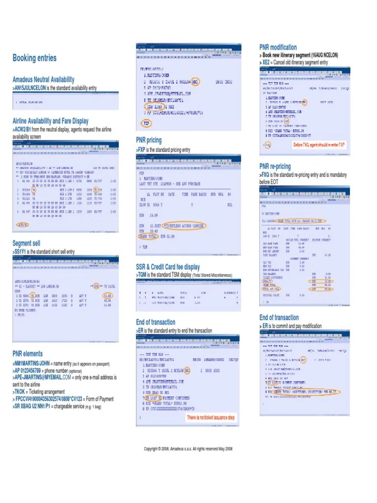 Booking entries amadeus easy jet.pdf Credit Card Airlines