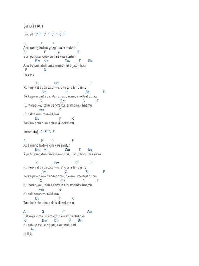 Chord Raisa Jatuh Hati | PDF