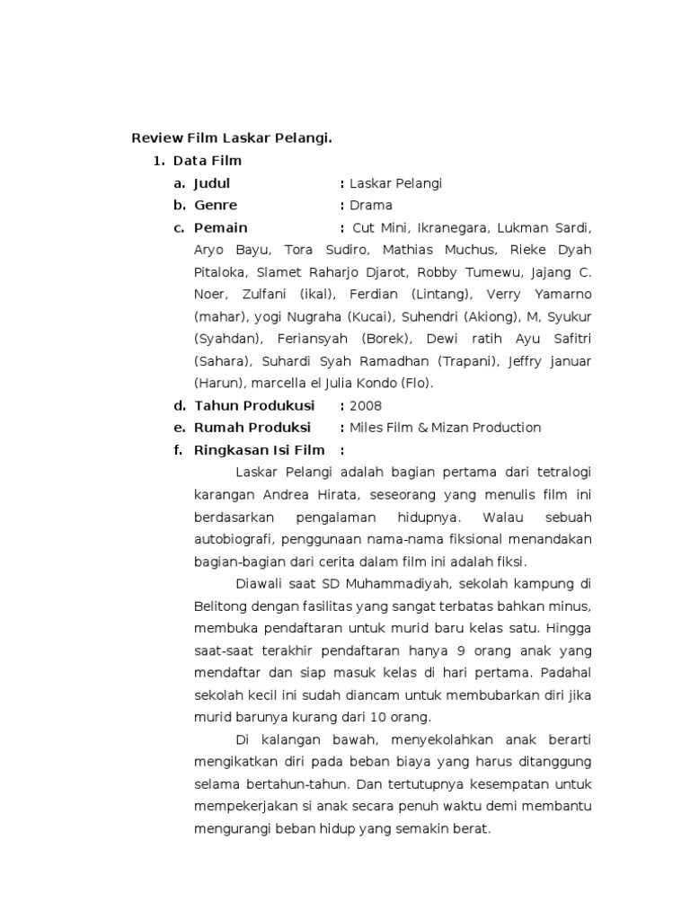 Contoh Resensi Film Dalam Bahasa Inggris – Pigura