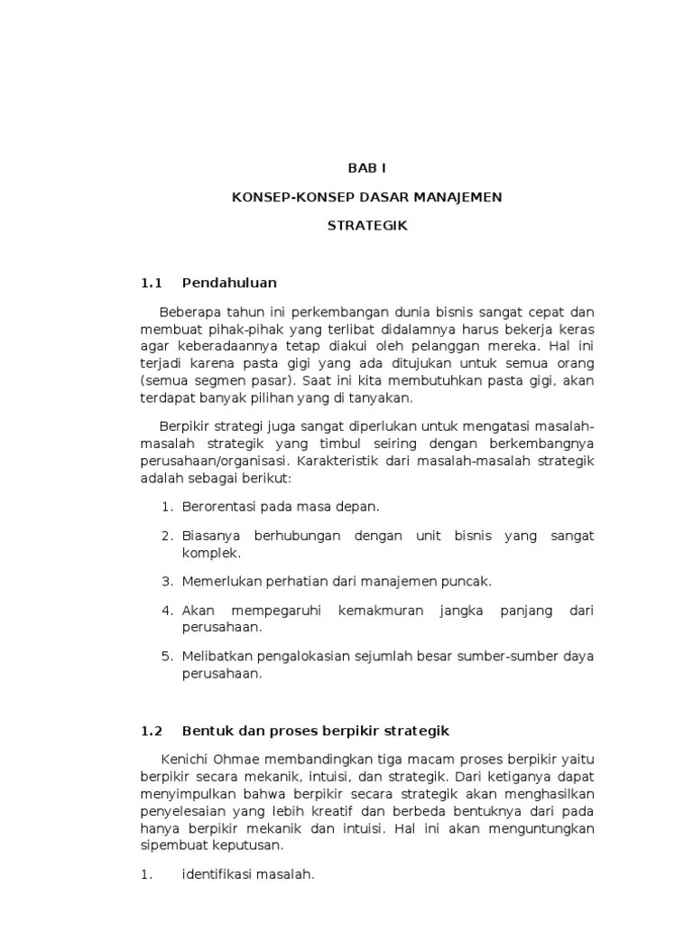 Manajemen Strategik PDF