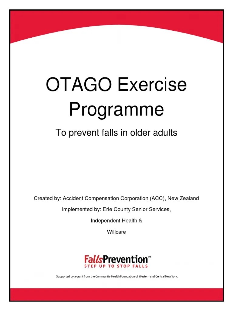 Otago Exercise Programme Balance (Ability) Physical Exercise