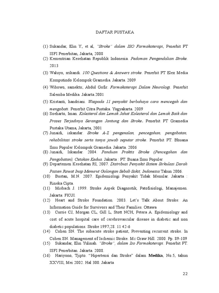 Daftar Pustaka Stroke