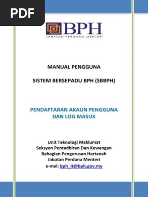 Explore tweets of bahagian pengurusan hartanah @bph_jpm on twitter. Sbbph Sistem Bersepadu Bahagian Pengurusan Hartanah