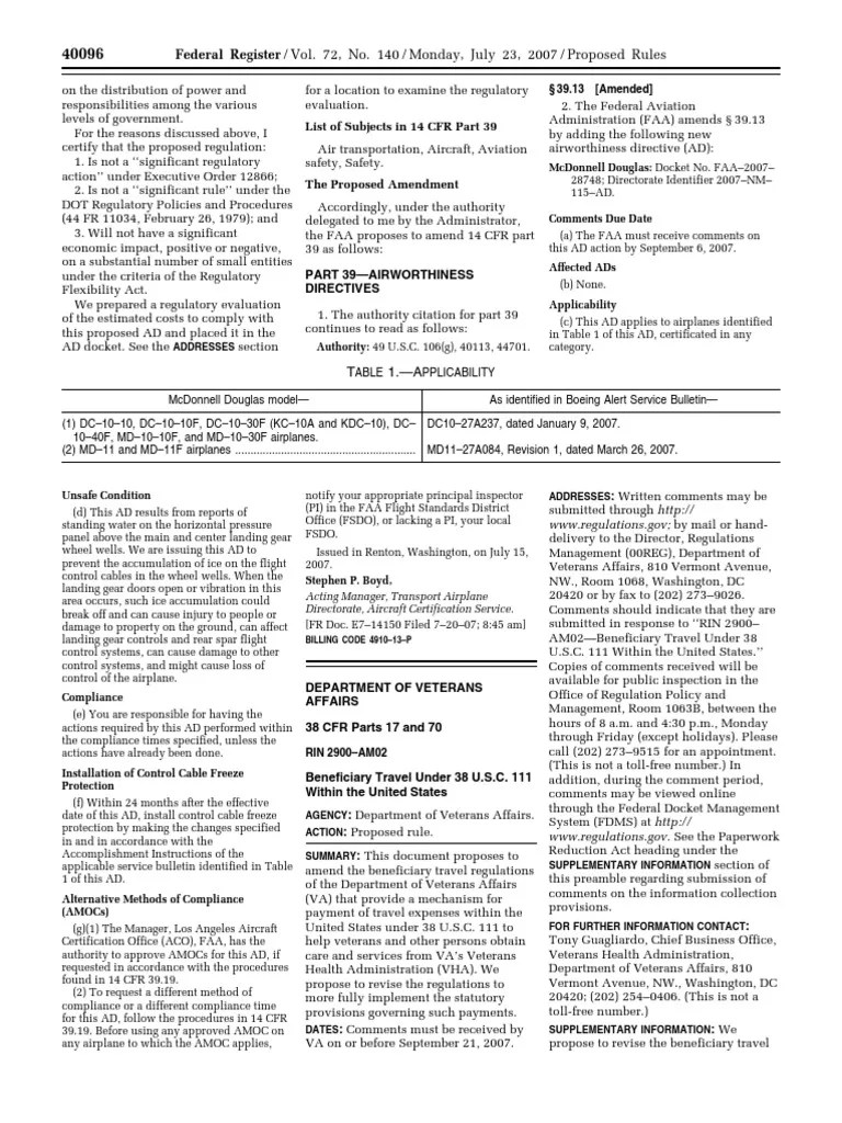 Proposed Rule Medical benefits Veterans health