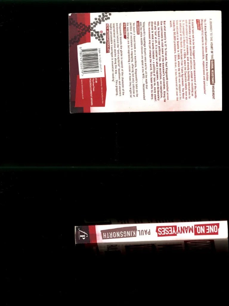 Paul KingsnorthOne No, Many Yeses Simon & Schuster UK (2004) PDF