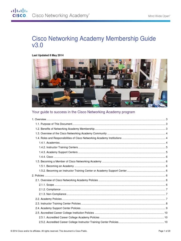Cisco Networking Academy Membership Guide.pdf Derivative Work Cisco Certifications