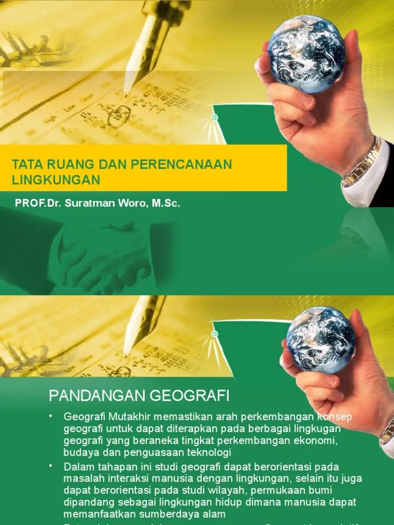 Materi Kuliah Tata Ruang Dan an Lingkungan1