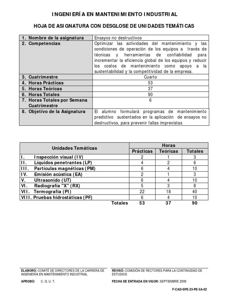 4 Ensayos No Destructivos PDF Pruebas no destructivas Olas