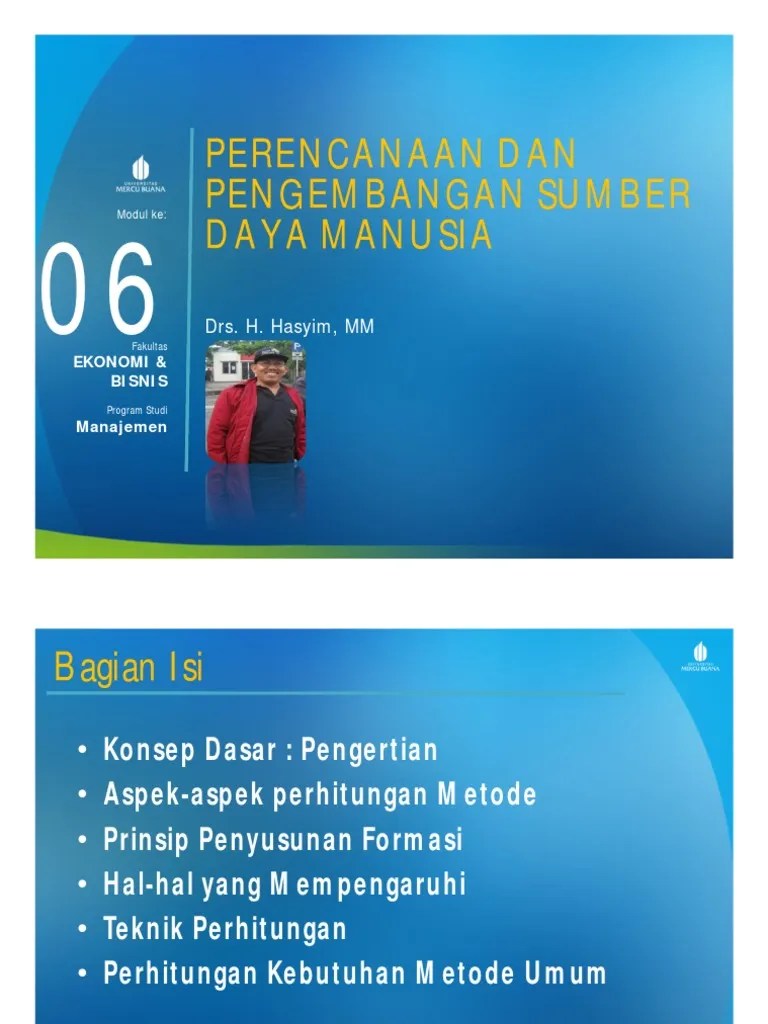 PPT Perencanaan dan Pengembangan SDM [TM6].pdf