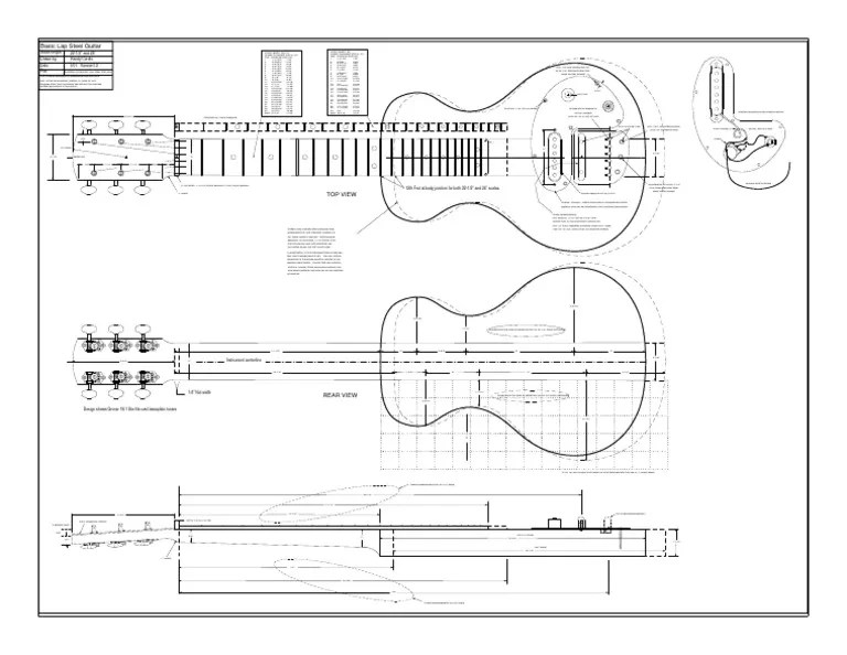 Blue Stem Free Basic Lap Steel Full Sheet Plan Celtic Musical