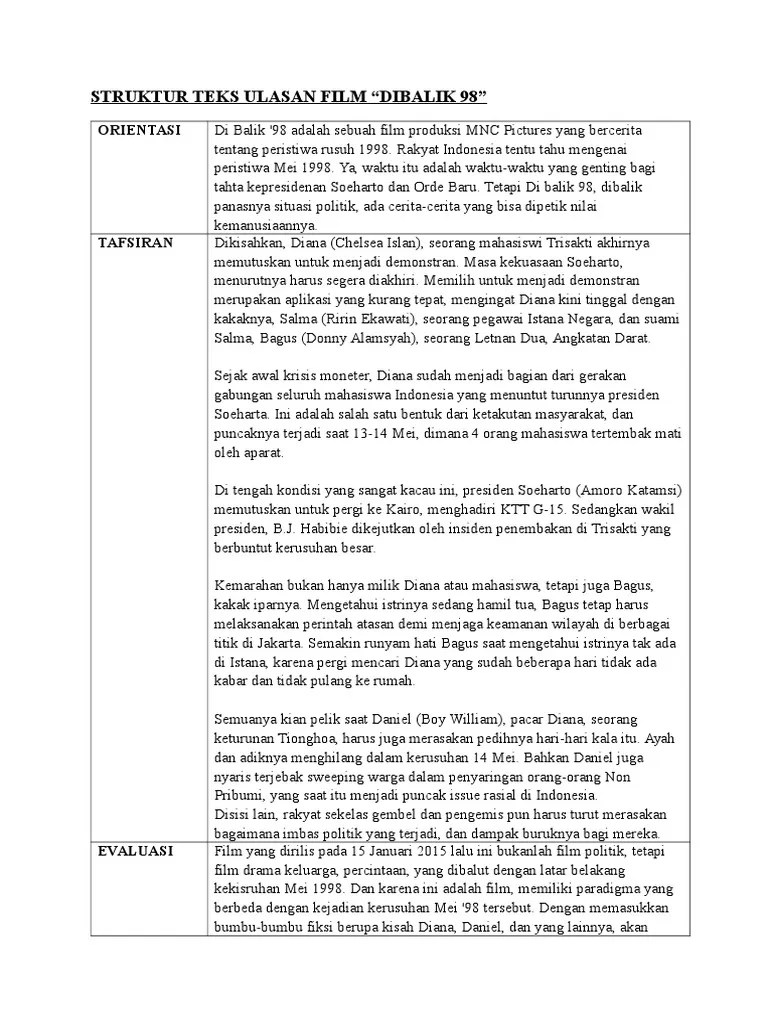 Contoh Teks Cerpen Beserta Strukturnya – Sekali