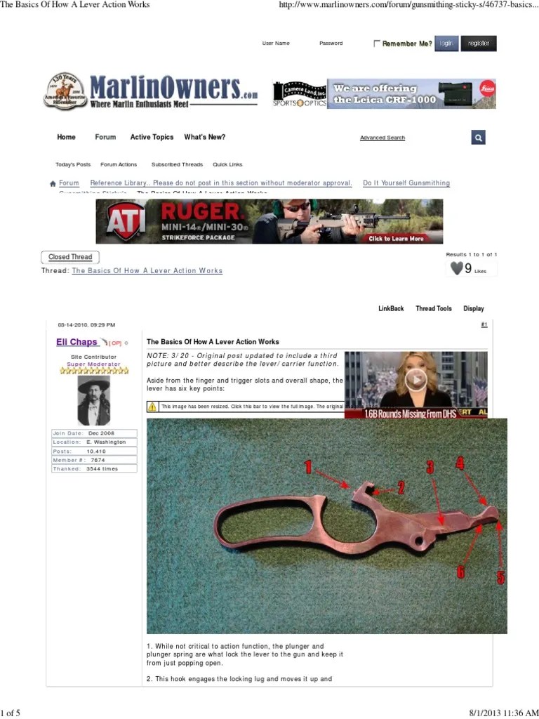 The Basics Of How A Lever Action Works.pdf Forum