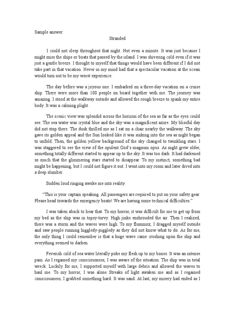 Lost in Jungle Complete Essay Nature